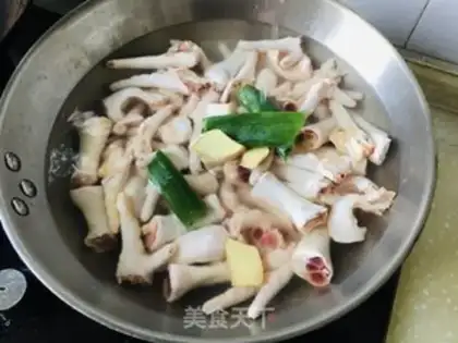 Make Lemon chicken claws step 1