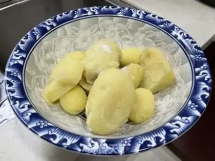 Make Mashed potato salad step 5