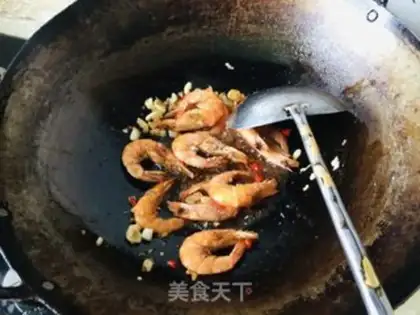 Make Garlic shrimp step 11