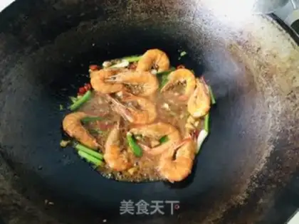 Make Garlic shrimp step 12