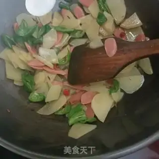 Make Ham sausage and potatoes step 5