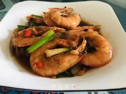 Make Garlic shrimp step 14