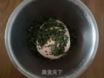 Make Mint honey bun step 4