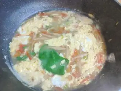 Make Tomato pasta fish soup step 9
