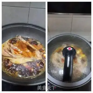 Make A duck with ice plum sauce step 10