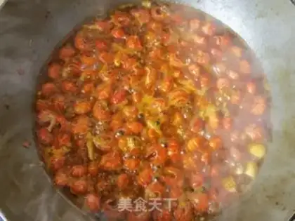 Make Lobster tail spicy rice line step 0