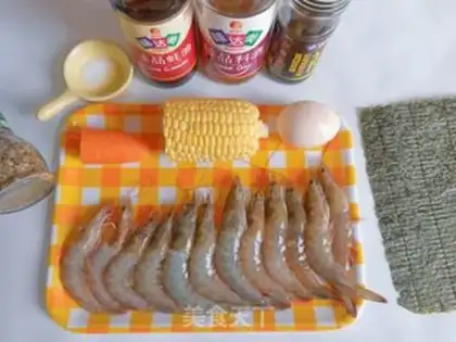 Make Shrimp roll step 0