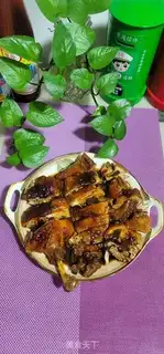 Make A duck with ice plum sauce step 17