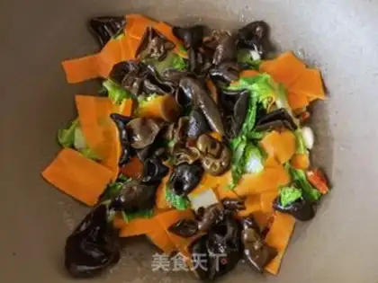 Make Carrot, musk, cabbage step 5