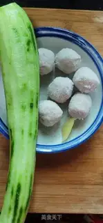 Make Porkball melon soup step 0