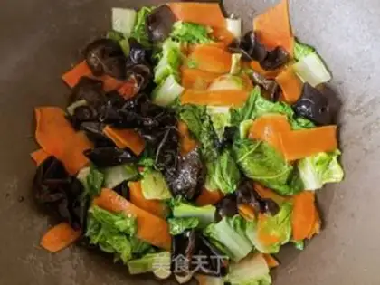 Make Carrot, musk, cabbage step 7