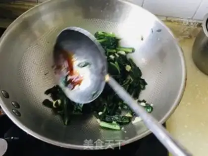 Make Garlic leaves step 6