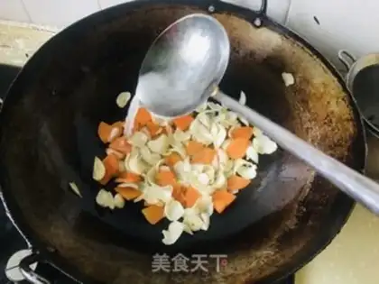 Make Carrot and lilies step 8