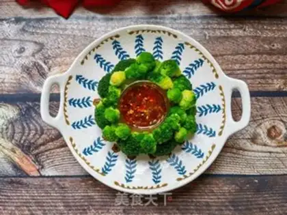 Make The broccoli with ten casserole garlic juice step 7