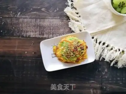 Make Vegetable eggcake step 4