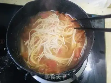 Make Tomato noodles step 0