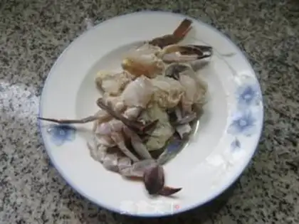 Make Crab cuisine step 1