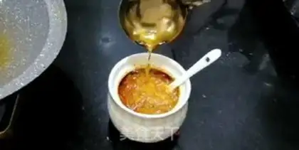 Make Spicy oil step 7