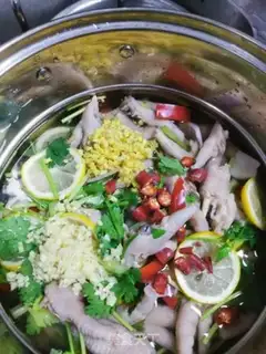 Make Lemon with pepper chicken claws step 20