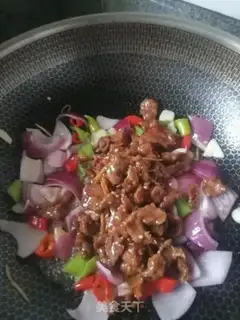 Make Onion beef step 11