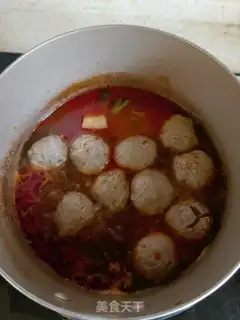 Make Hotpot meatballs step 1