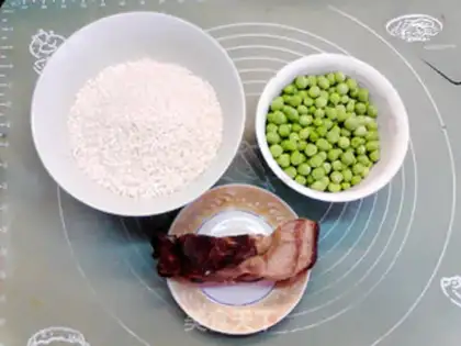 Make Peas and meat step 0