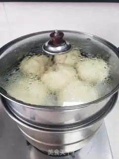Make A bean-fruit bun step 14