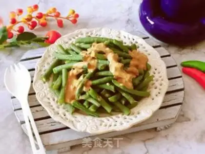 Make Sesame sauce with beans step 9