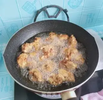 Make Chicken-fried soybeans step 3