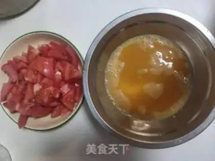 Make Tomato fried eggs step 0