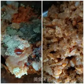 Make Carrot chicken chest bun step 2