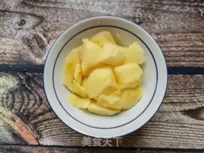 Make Plum pine steam apples step 2