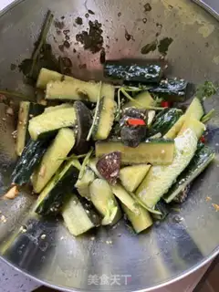 Make cucumber with eggs step 5