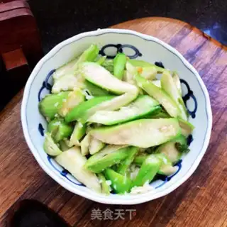 Make walnut oil and silk melon step 8