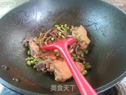 Make Tea mushrooms, soybeans step 10