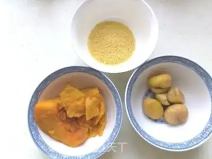 Make Pumpkin chestnuts step 0