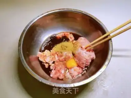 Make Three fresh dumplings step 2