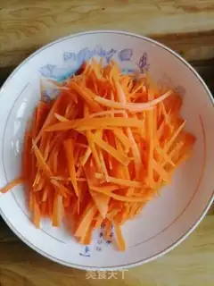 Make Carrot tofu step 1