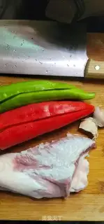 Make Cream pepper fried meat step 0