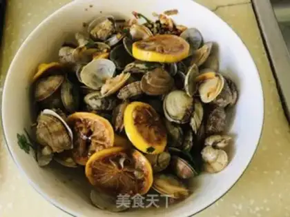Make Lemon clams step 8