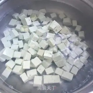 Make Mammy green tofu step 1