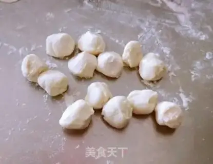 Make Three fresh dumplings step 8