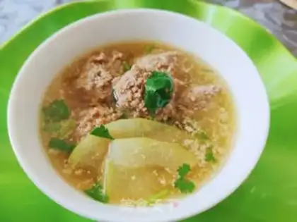 Make Tomato meatball soup step 16