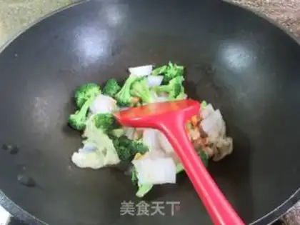 Make Big cabbage and broccoli step 7