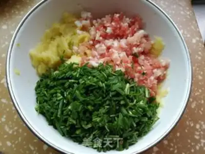 Make Potato fried dumplings step 4