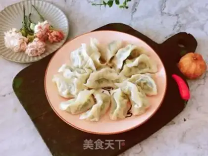 Make Three fresh dumplings step 12