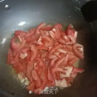 Make Tomato fried eggs step 7
