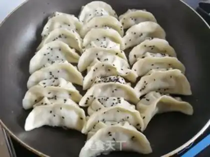 Make Potato fried dumplings step 9