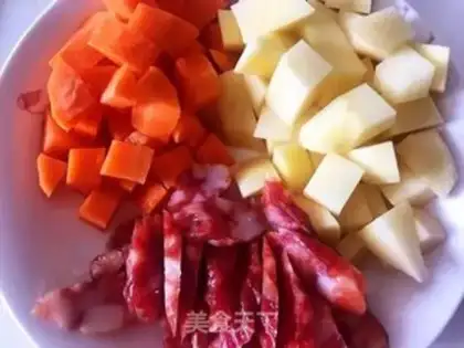 Make Potato sausage step 0