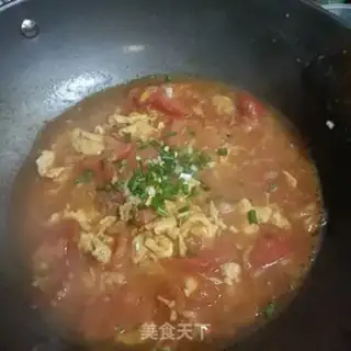 Make Tomato fried eggs step 11